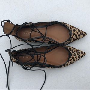 Zara Leopard Flats 7.5 Worn Once